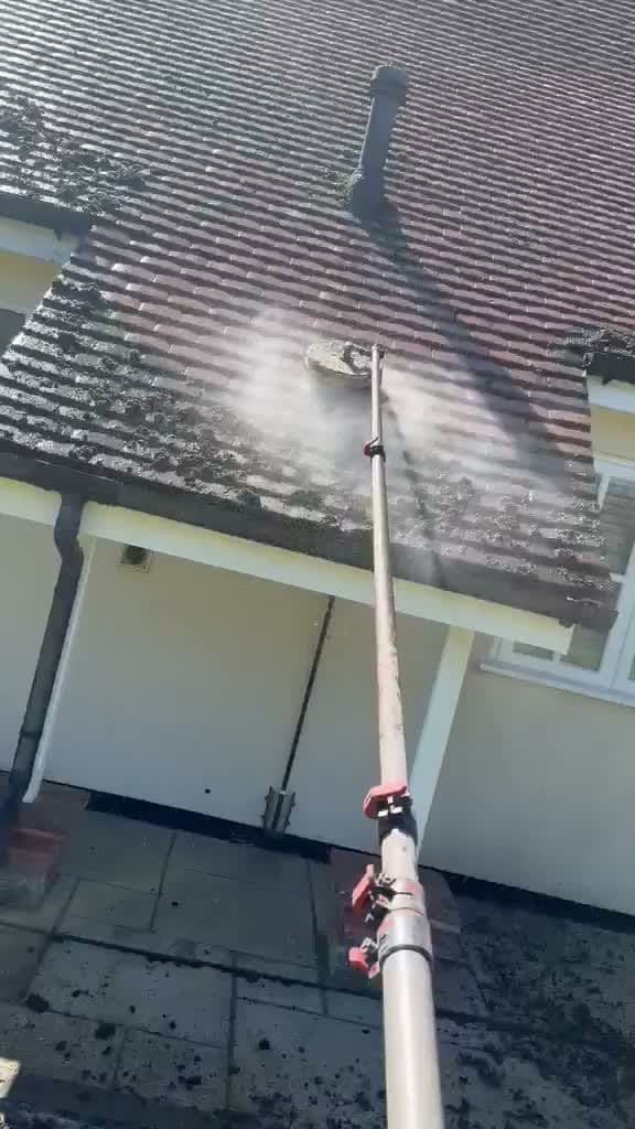 Laindon pressure washing — before and after