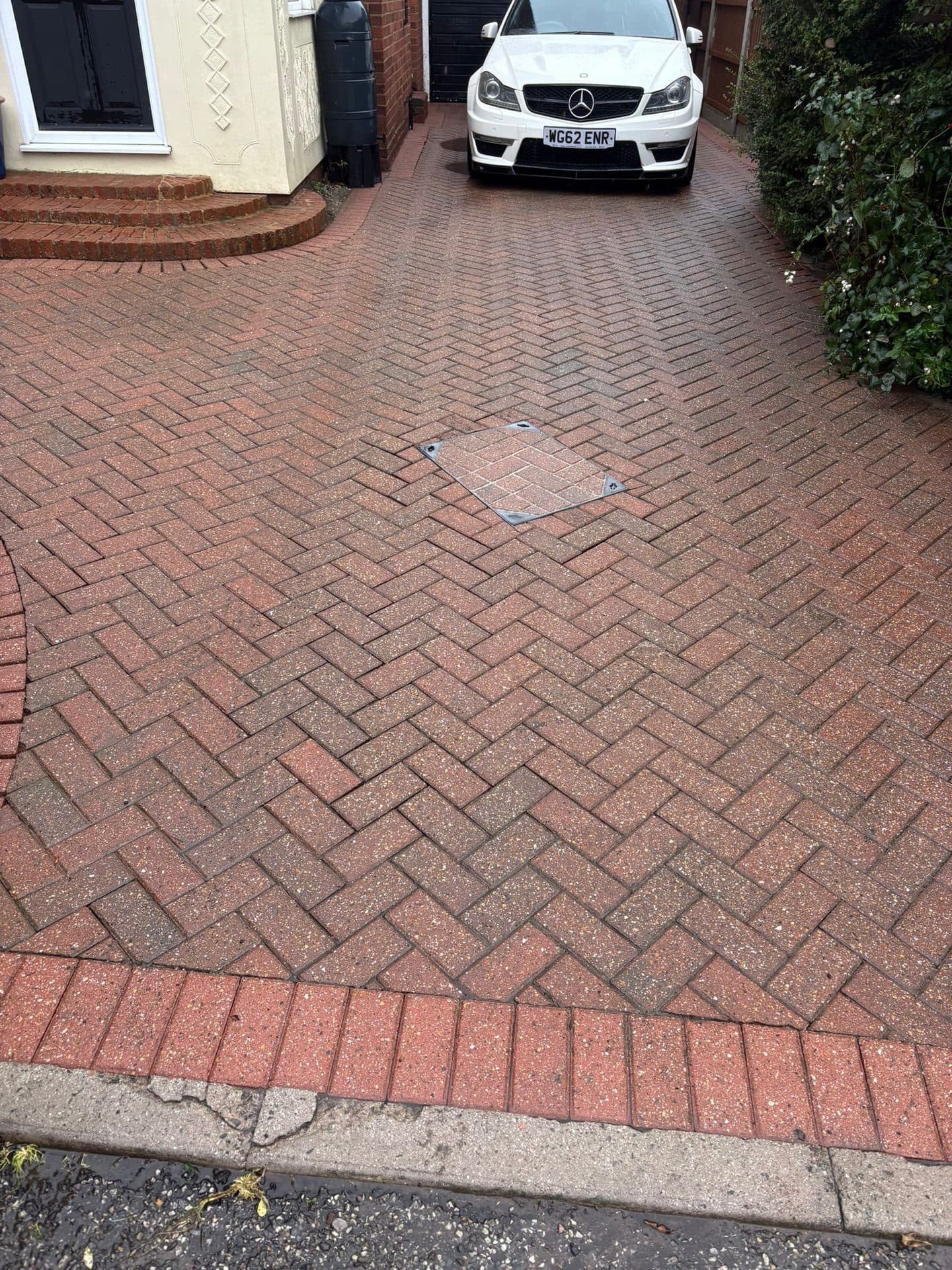 Driveway after professional low pressure clean